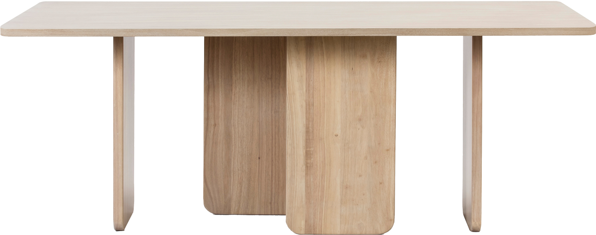 Teulat Arq drevený jedálenský stôl - Drevo, 200 x 100 cm