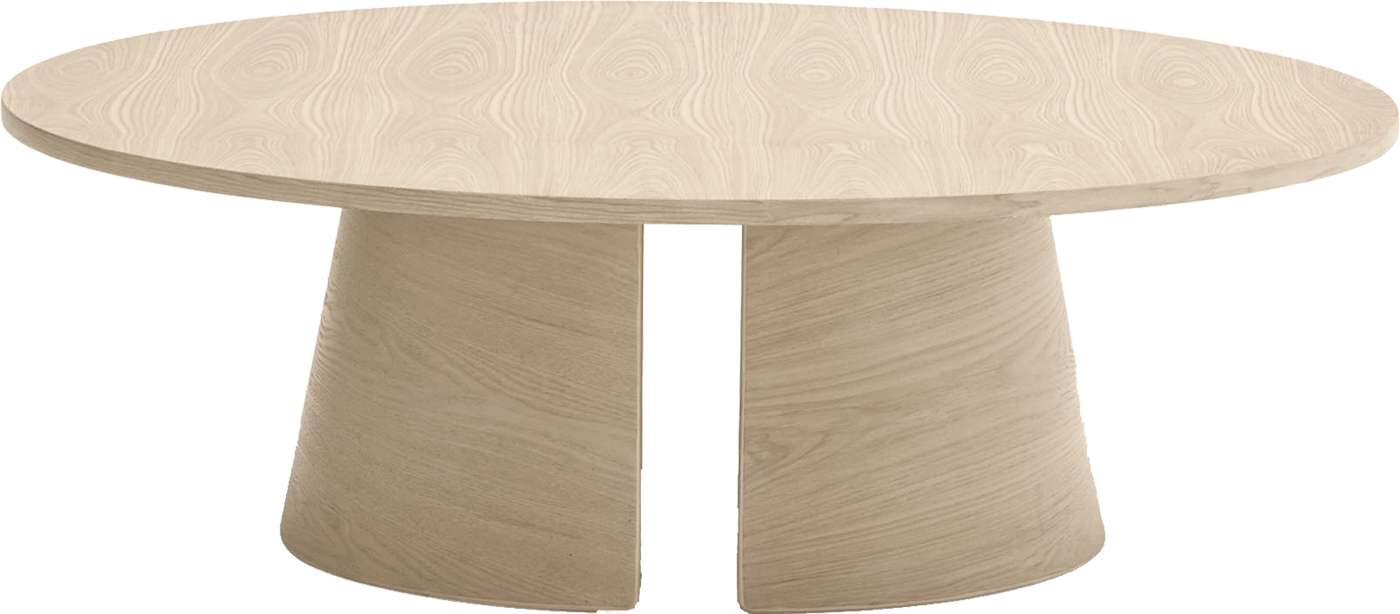 Teulat Cep okruhlý stolík do obývačky - Svetlé drevo