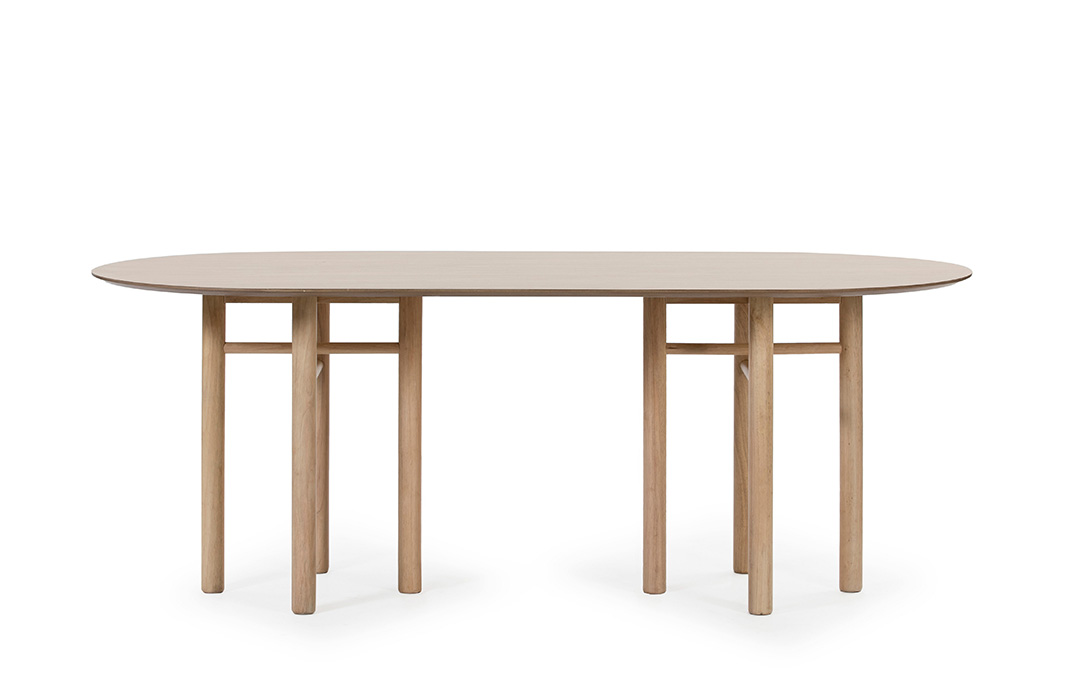 Teulat Junco drevený jedálenský stôl 6