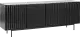 Teulat Sierra komoda do spálne - Čierna -211 cm