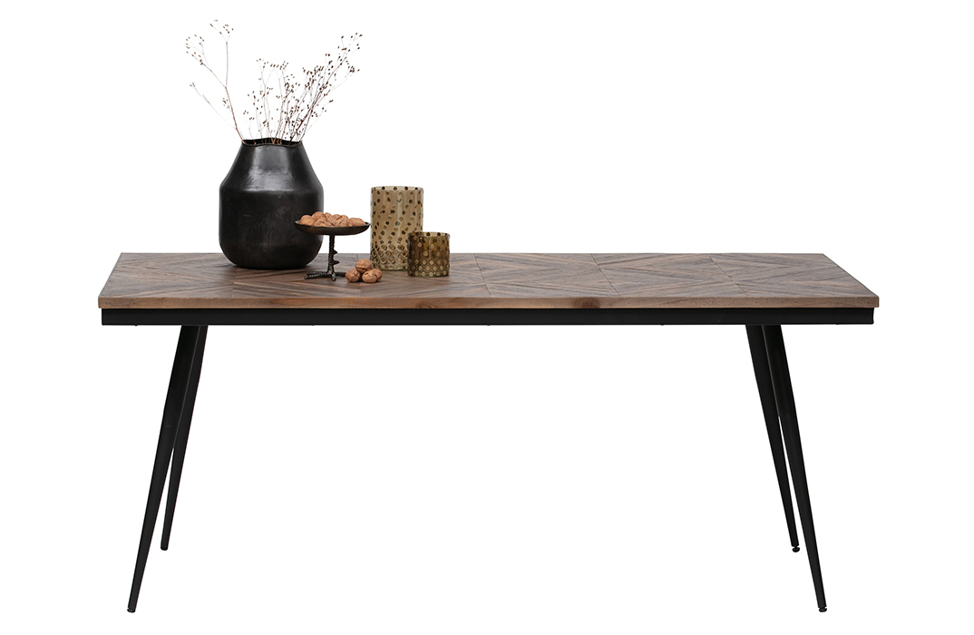 BePureHome Rhombic jedálenský stôl s dreveným vzorom