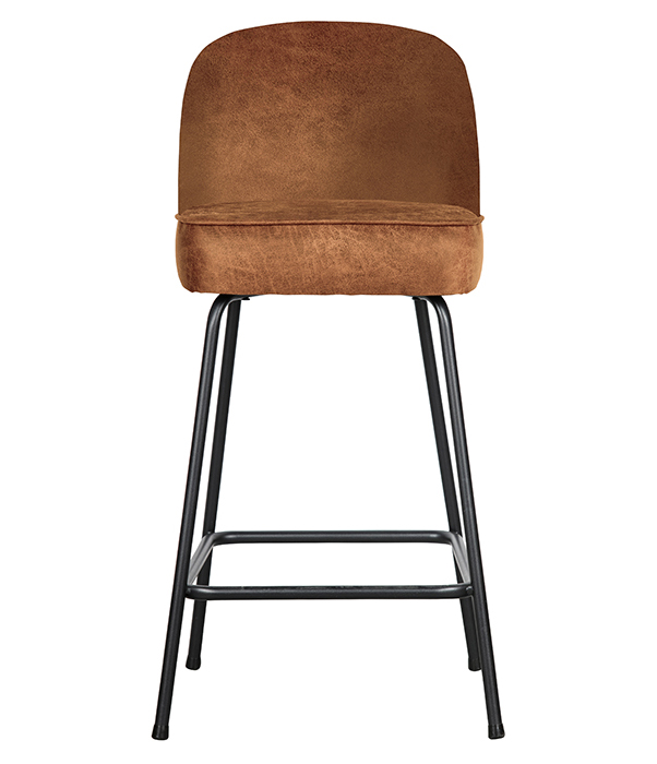 BePurehome Vogue kožená barová a pultová stolička