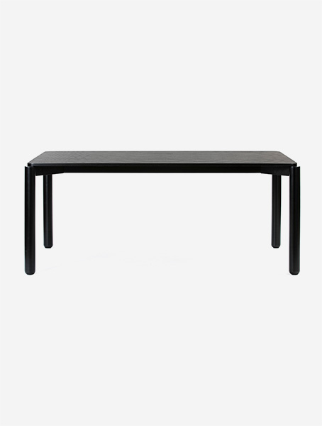čierny jedálenský stôl teulat atlas