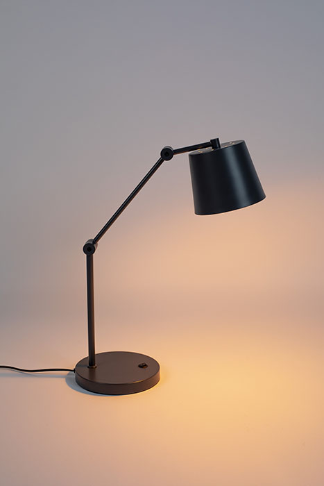 WL-Living Hajo čierna stolná lampa