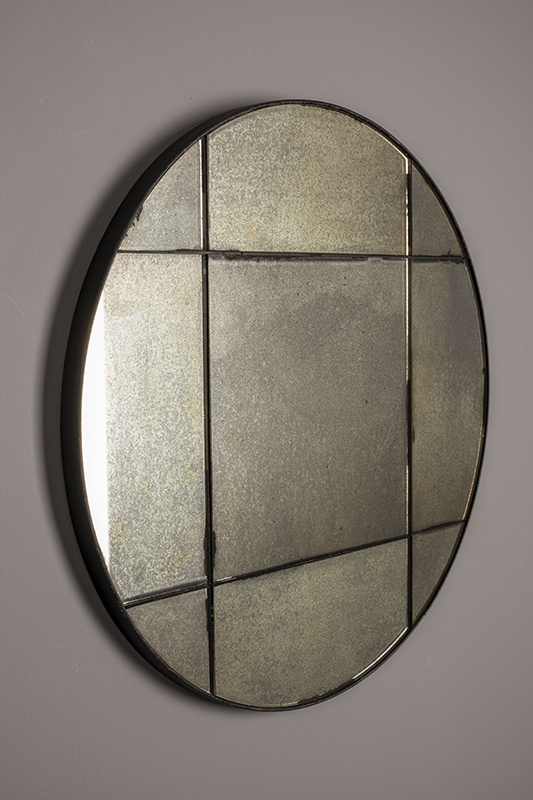 Dutchbone Mado dizajnové okrúhle zrkadlo